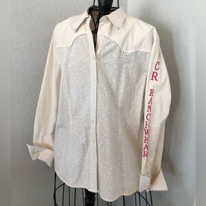 CR Ranchwear women’s western show shirt XL
